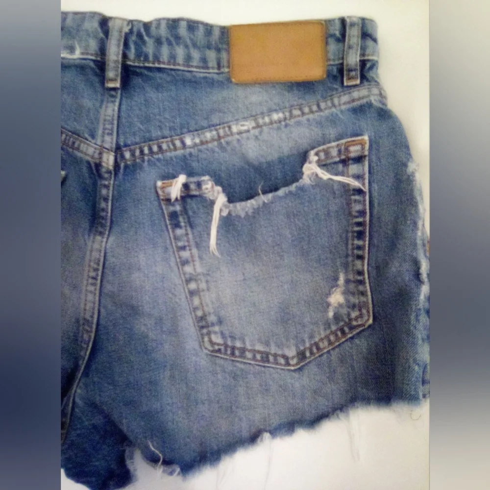 Zara The HW Short Size 4 Distressed Casual Summer Vacation